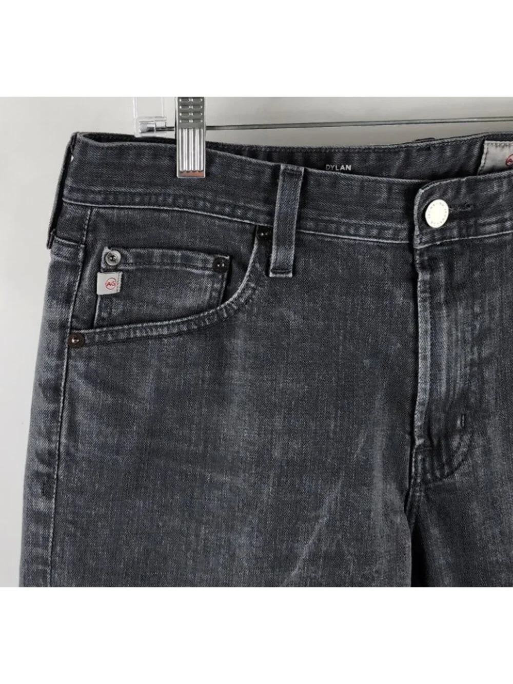 AG Adriano Goldschmied Jeans Men 33x31 Gray Black Dylan Slim Skinny Leg Denim